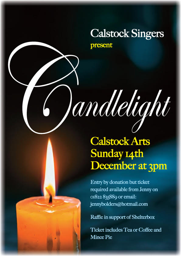 14 December – Calstock Singers Christmas Concert – Candlelight @ 3pm