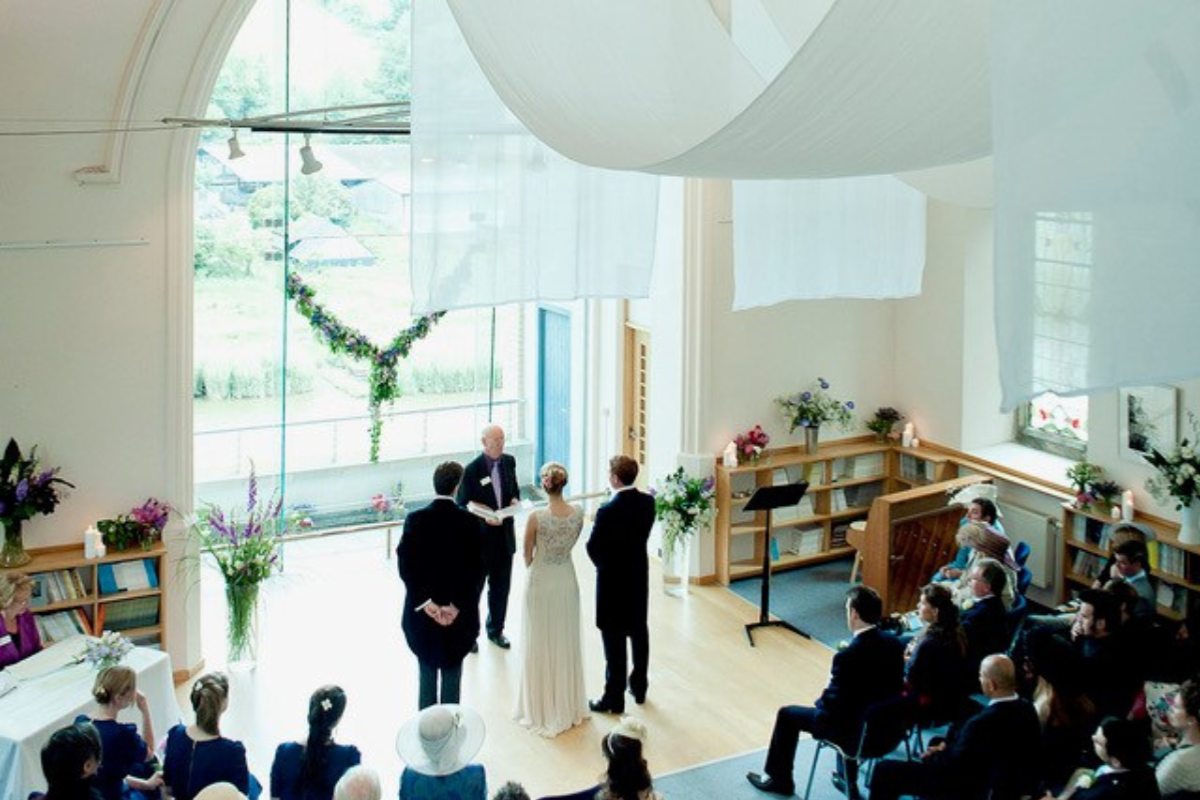 small wedding venues in Cornwall - calstock arts